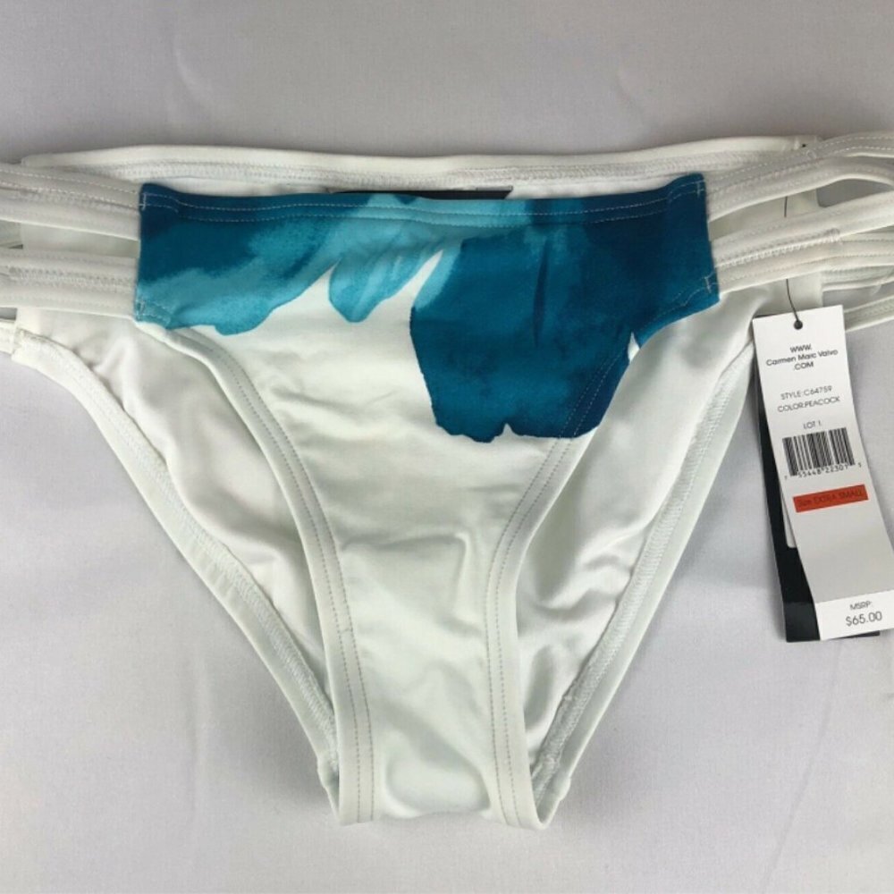 Carmen Marc Valvo Infusion Strappy Bikini Bottom